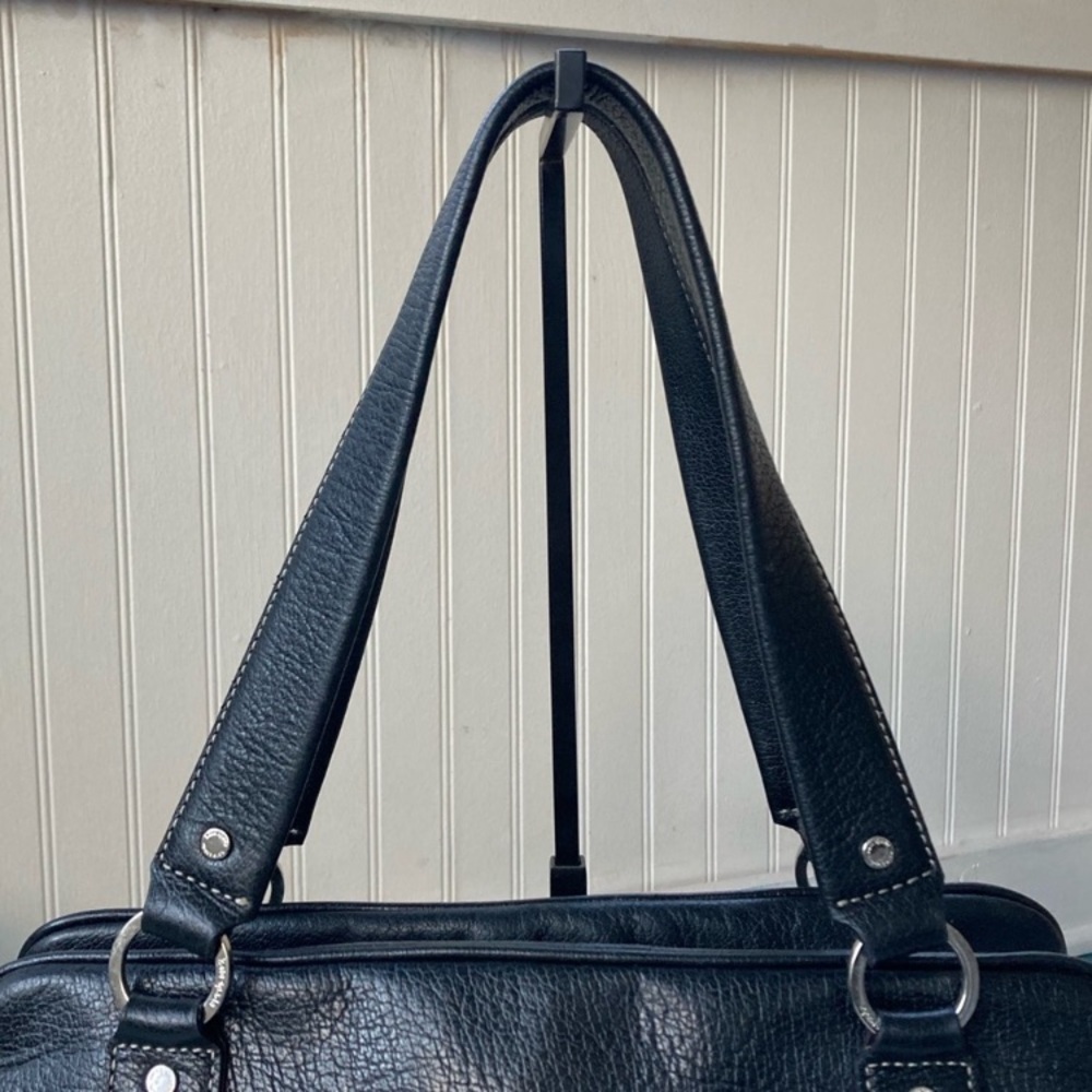Kate Spade Vintage Large Baguette Bag Black Leather - Picture 7 of 16